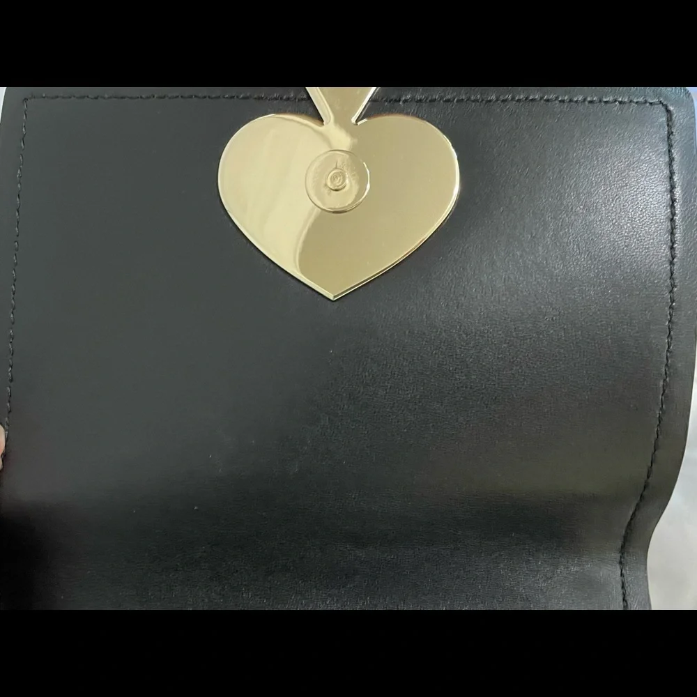 kate spade Black Quilted Leather Mini Crossbody with Gold Hardware